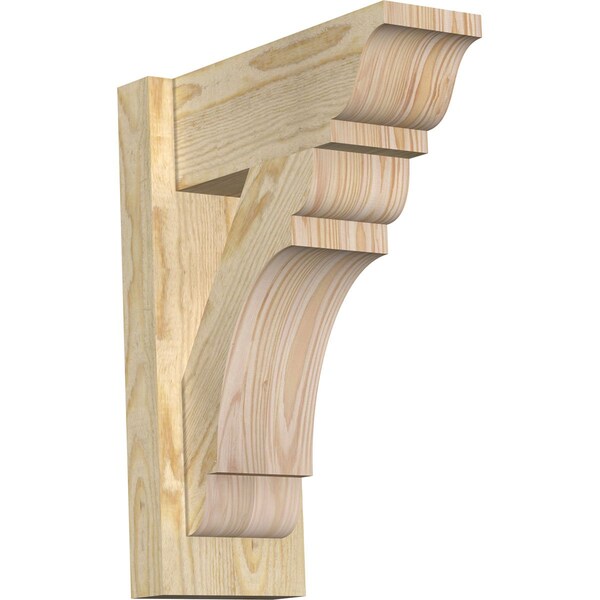 Ekena Millwork Olympic Traditional Rough Sawn Outlooker, Douglas Fir, 6"W x 14"D x 18"H OUT06X14X18OLY01RDF - main